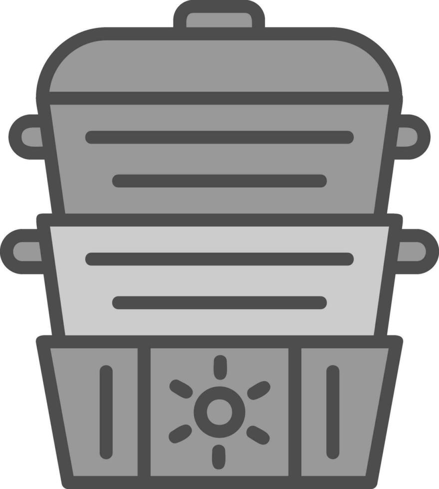 Steamer Vector Icon Design