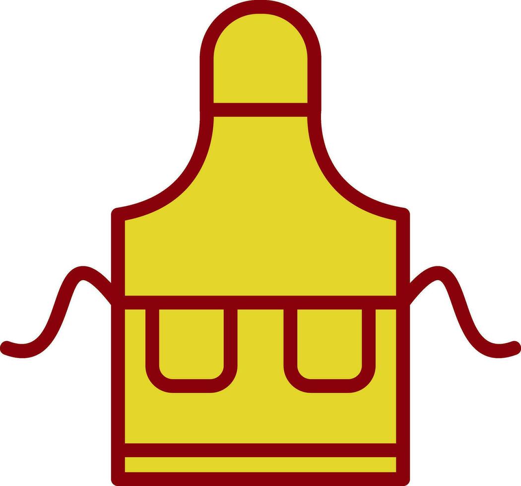 Apron Vector Icon Design