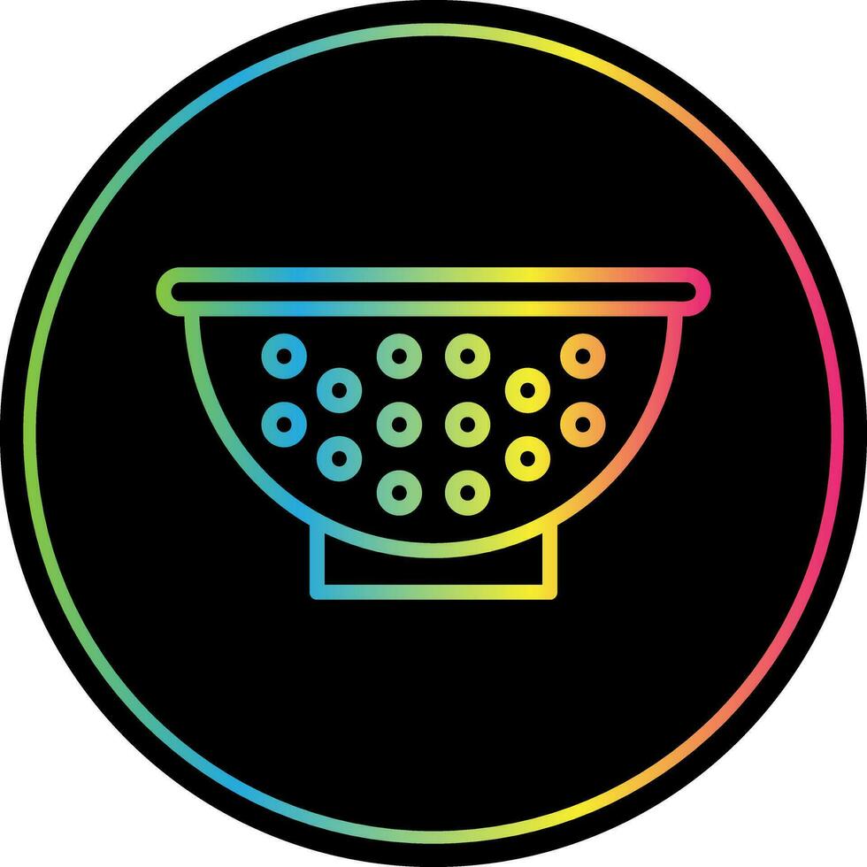 Colander Vector Icon Design