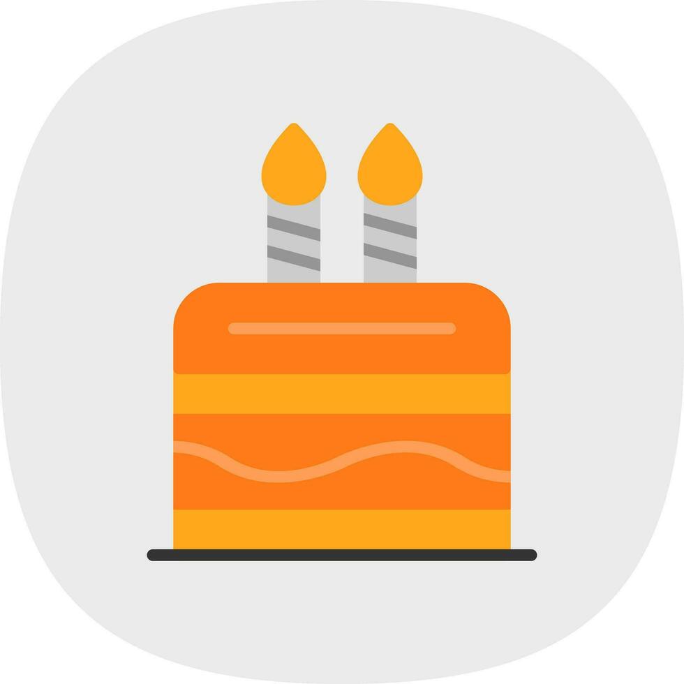 Cake Vector Icon Design