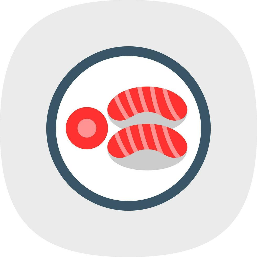 diseño de icono de vector de sushi