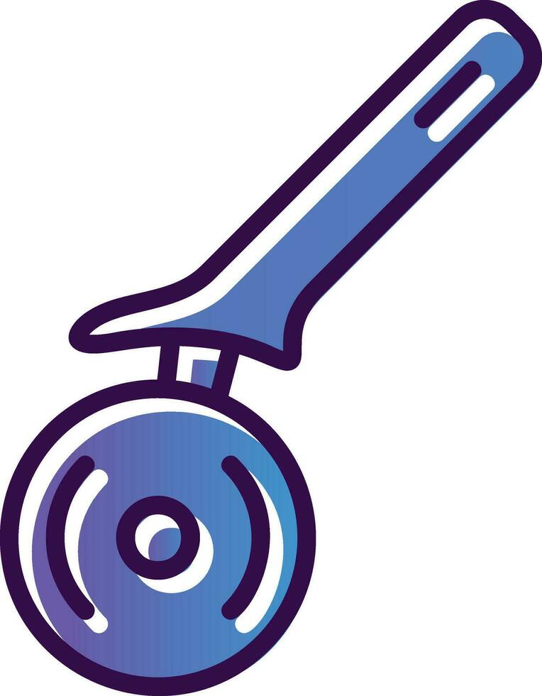 Pizza Cutter Vector Icon Design