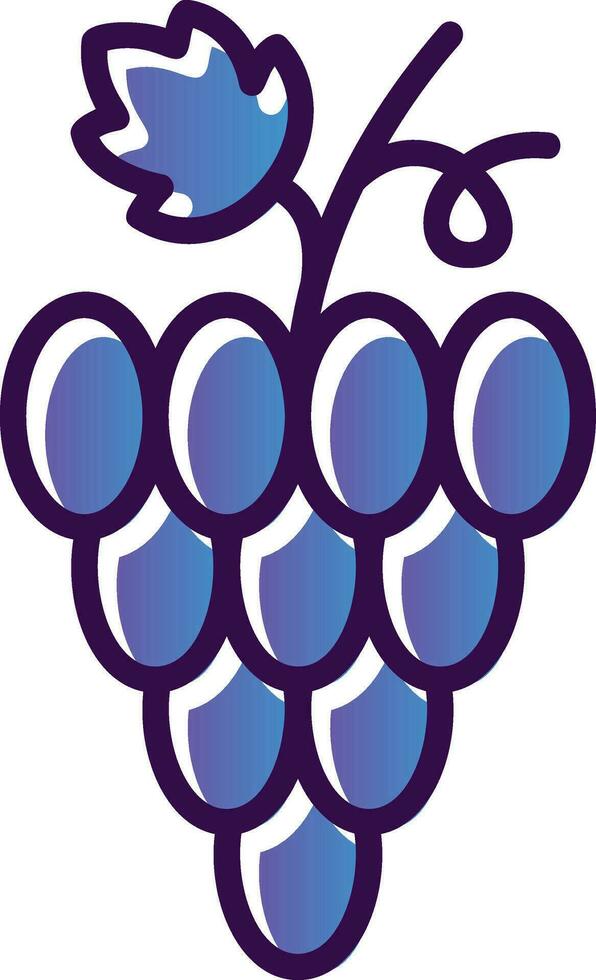 Grapes Vector Icon Design