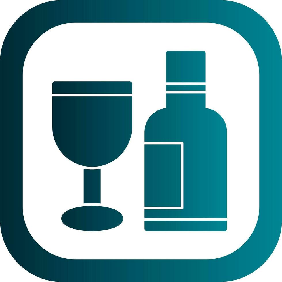 diseño de icono de vector de vino