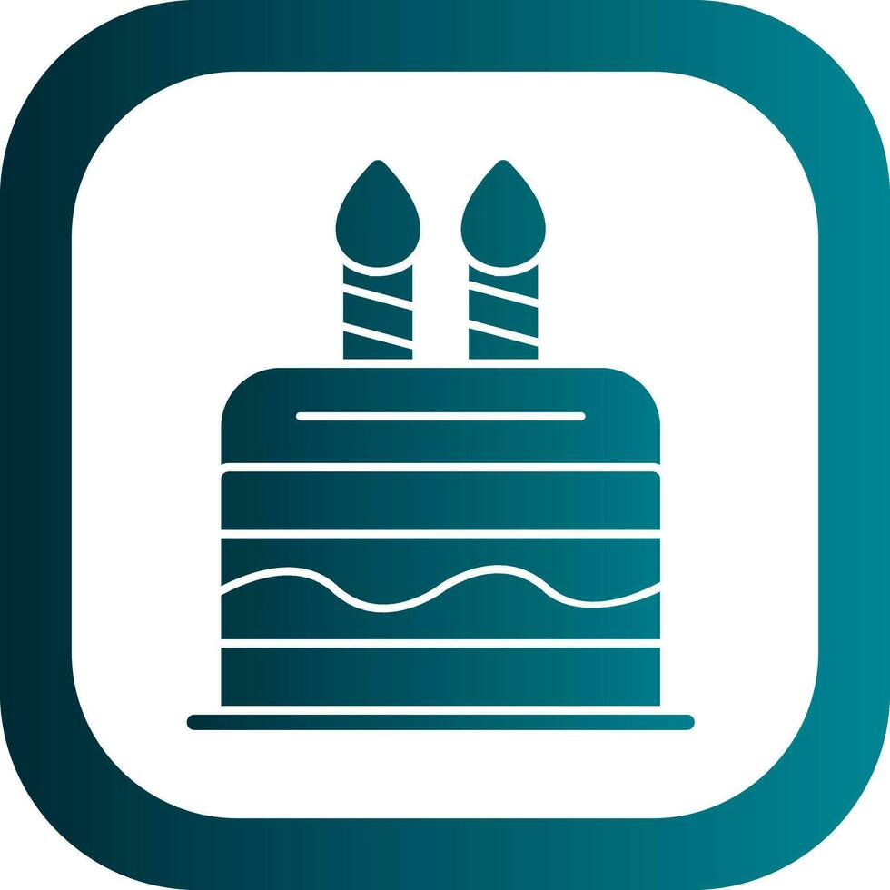 Cake Vector Icon Design