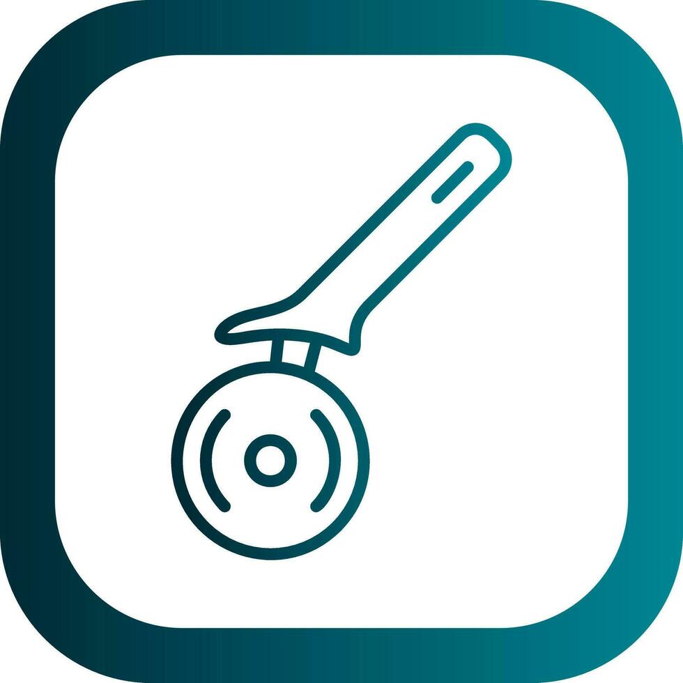 Pizza Cutter Vector Icon Design