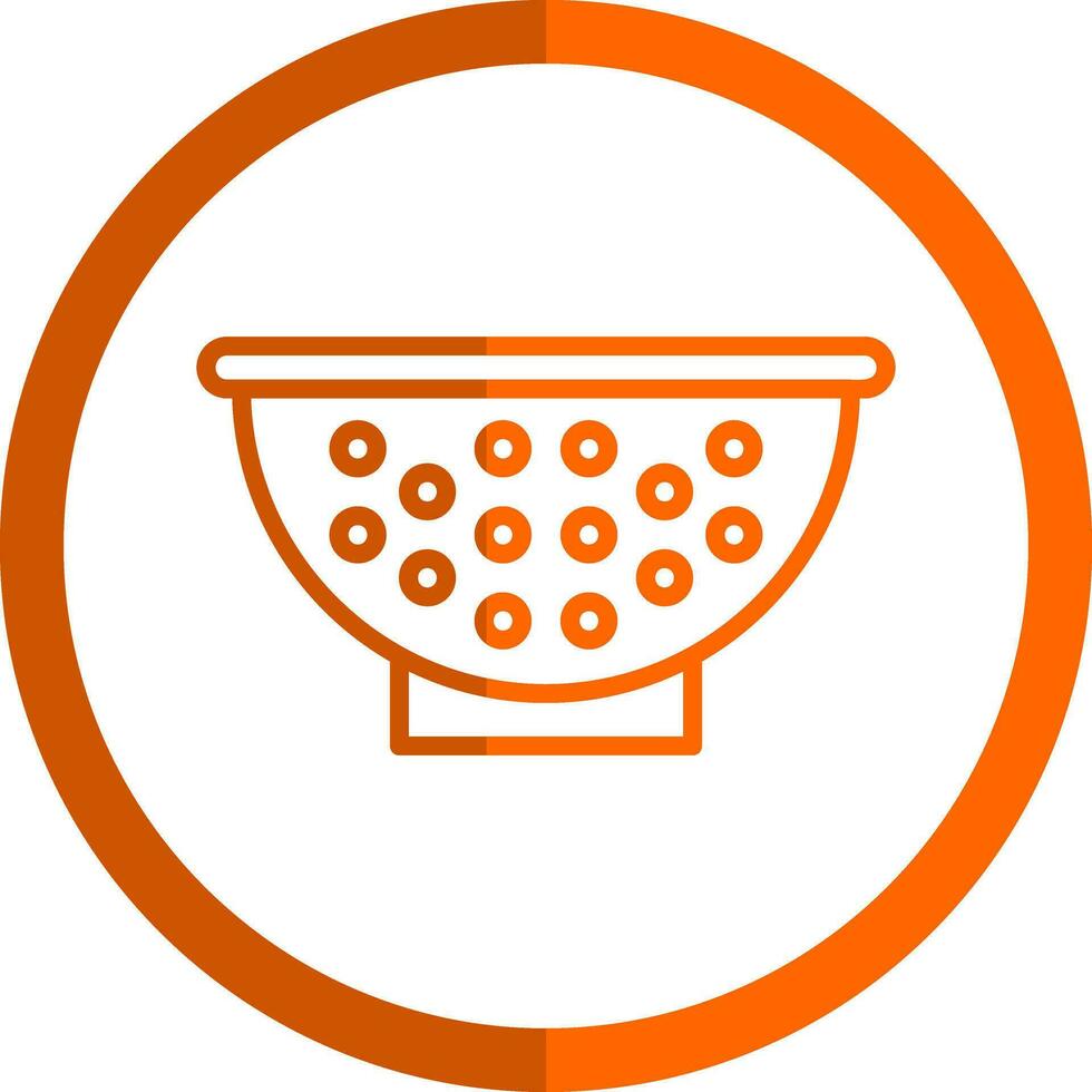 Colander Vector Icon Design