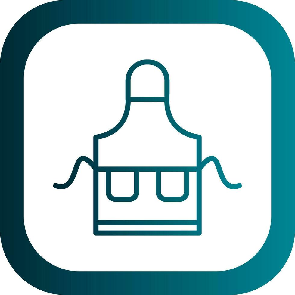 Apron Vector Icon Design