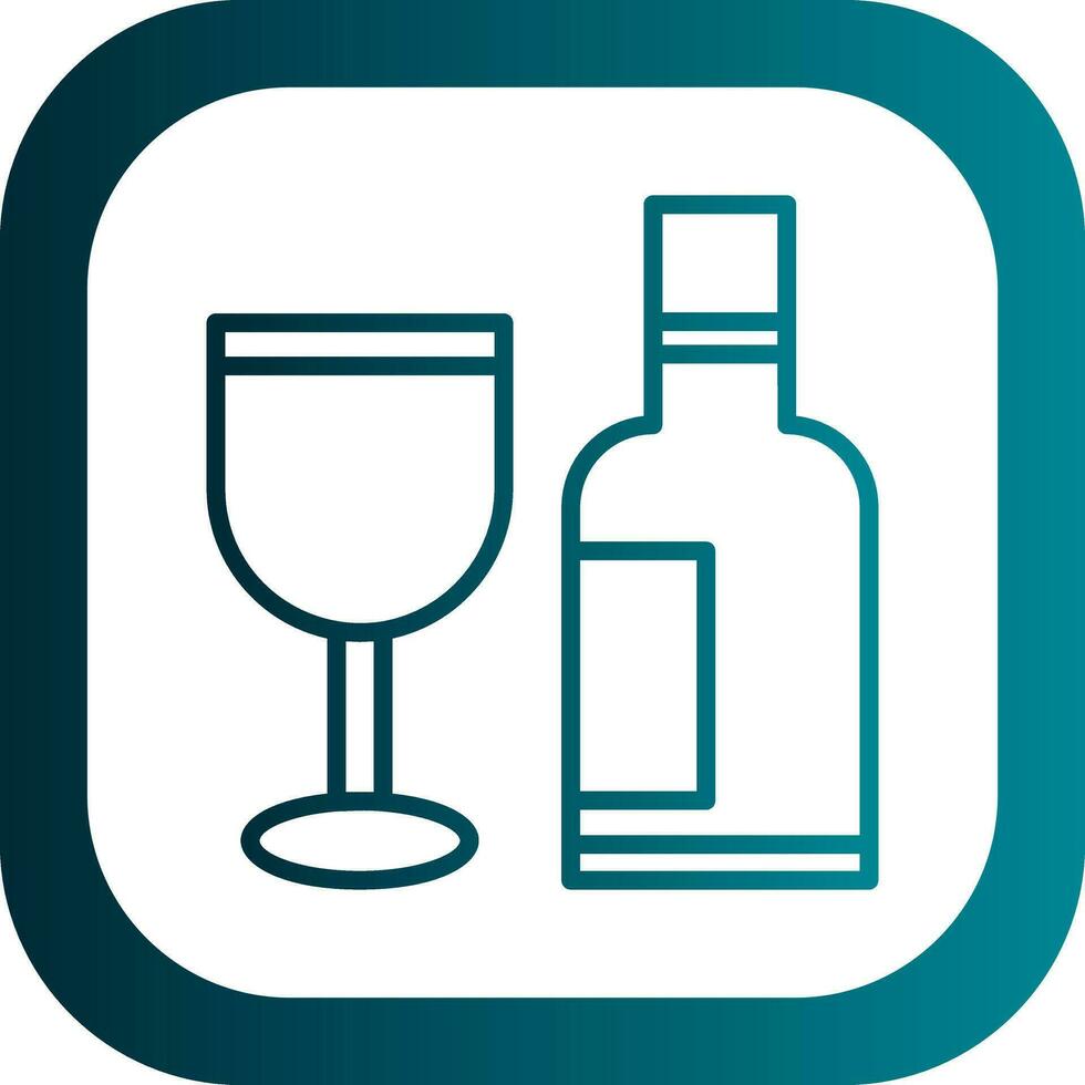 diseño de icono de vector de vino