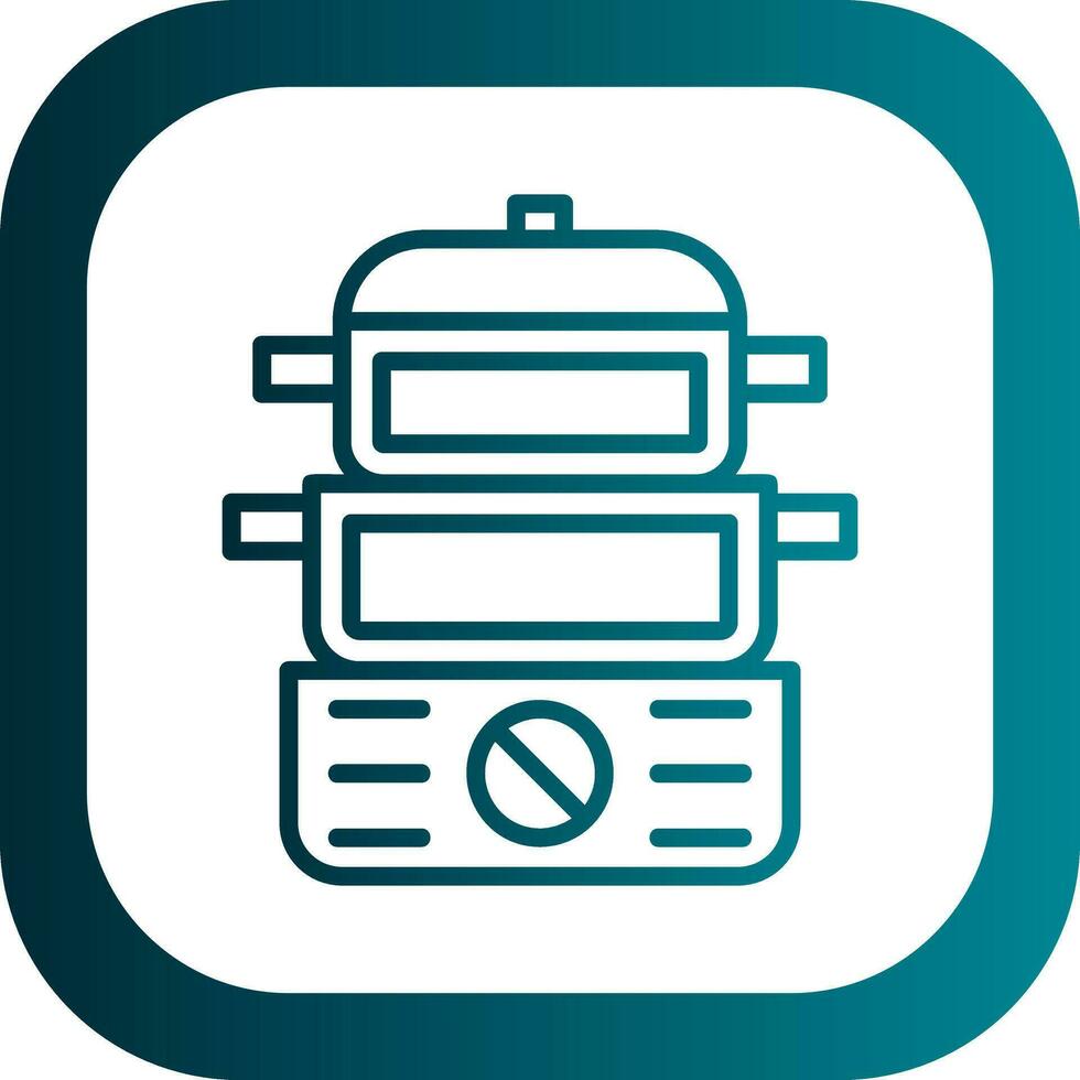 Steamer Vector Icon Design