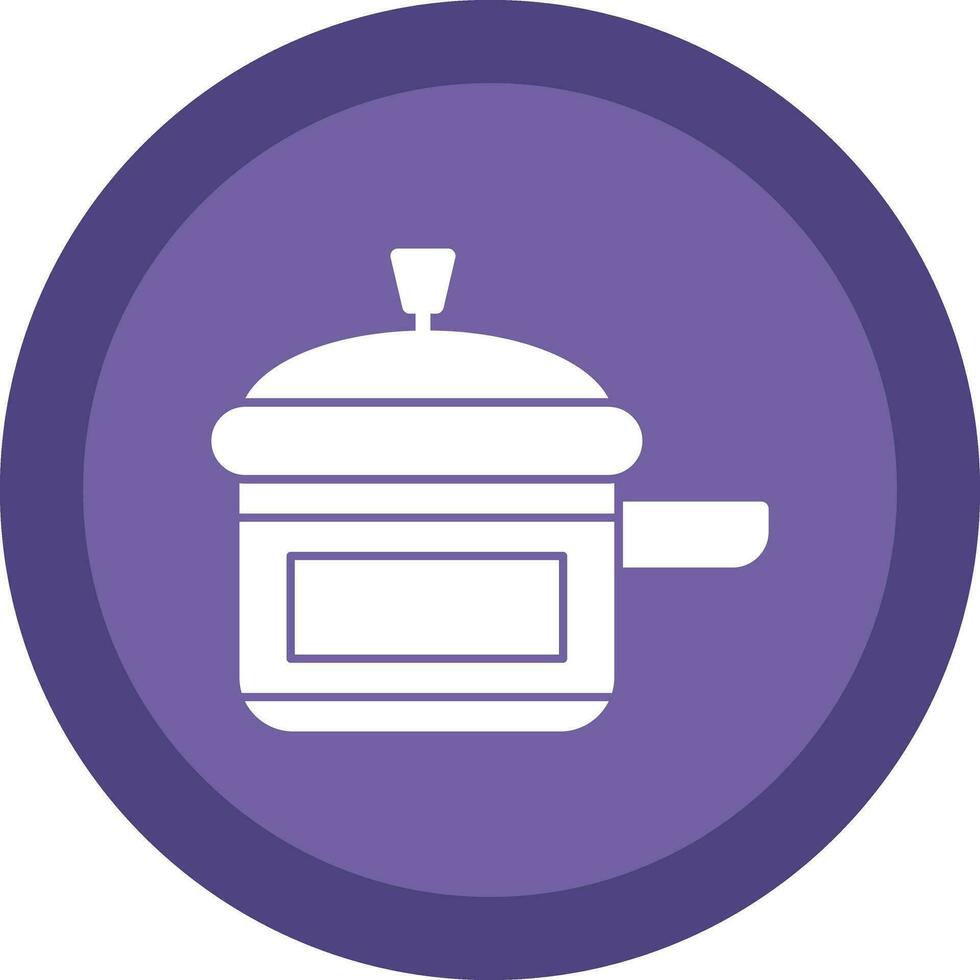 Pressure Cooker Vector Icon Design