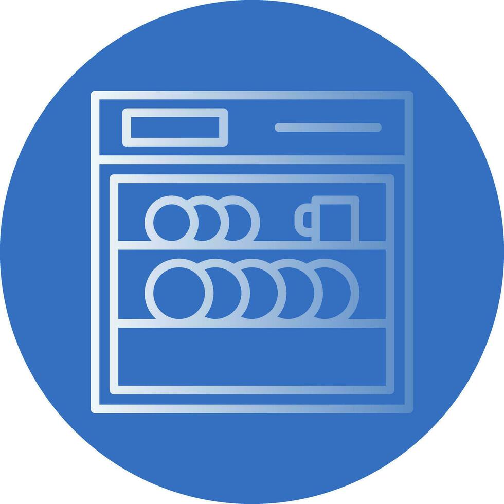 Dishwasher Vector Icon Design