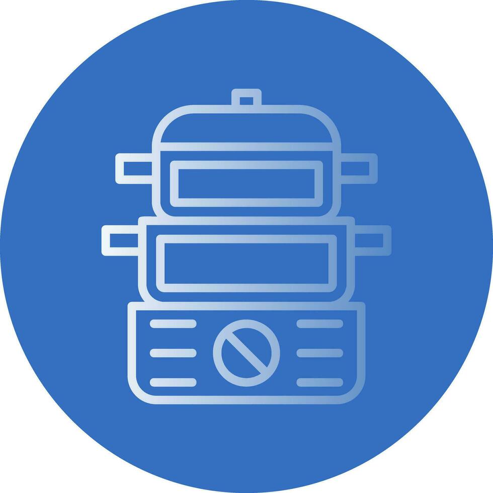 Steamer Vector Icon Design