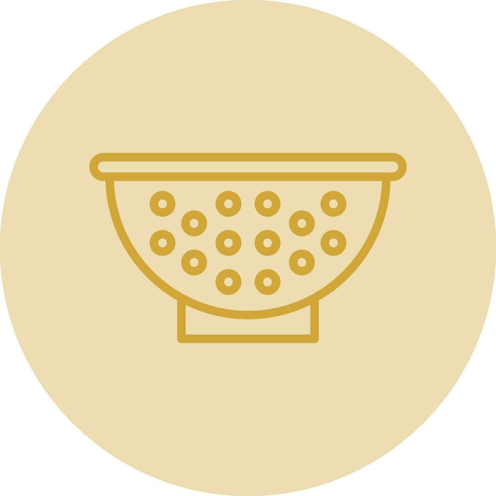 Colander Vector Icon Design