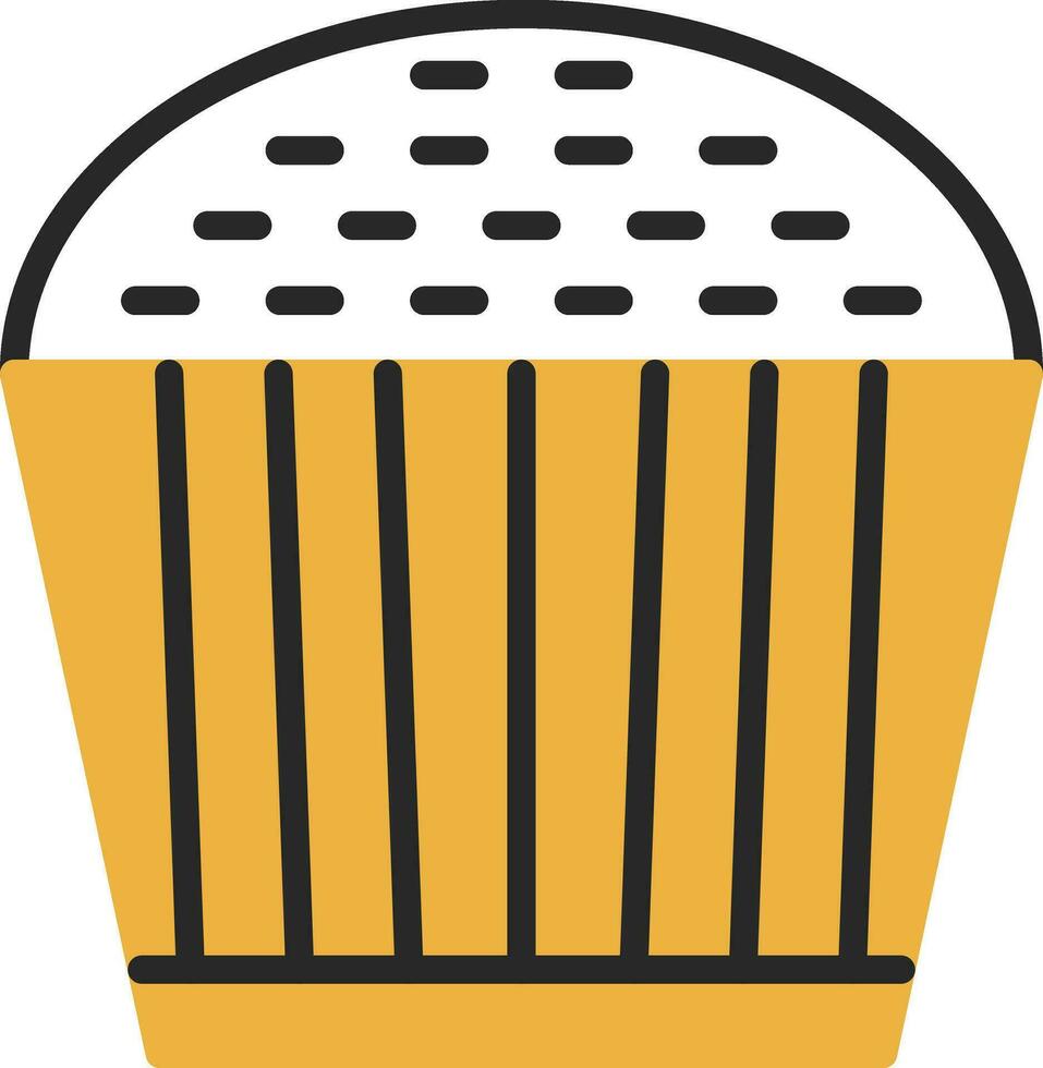 Cupcake Vector Icon Design