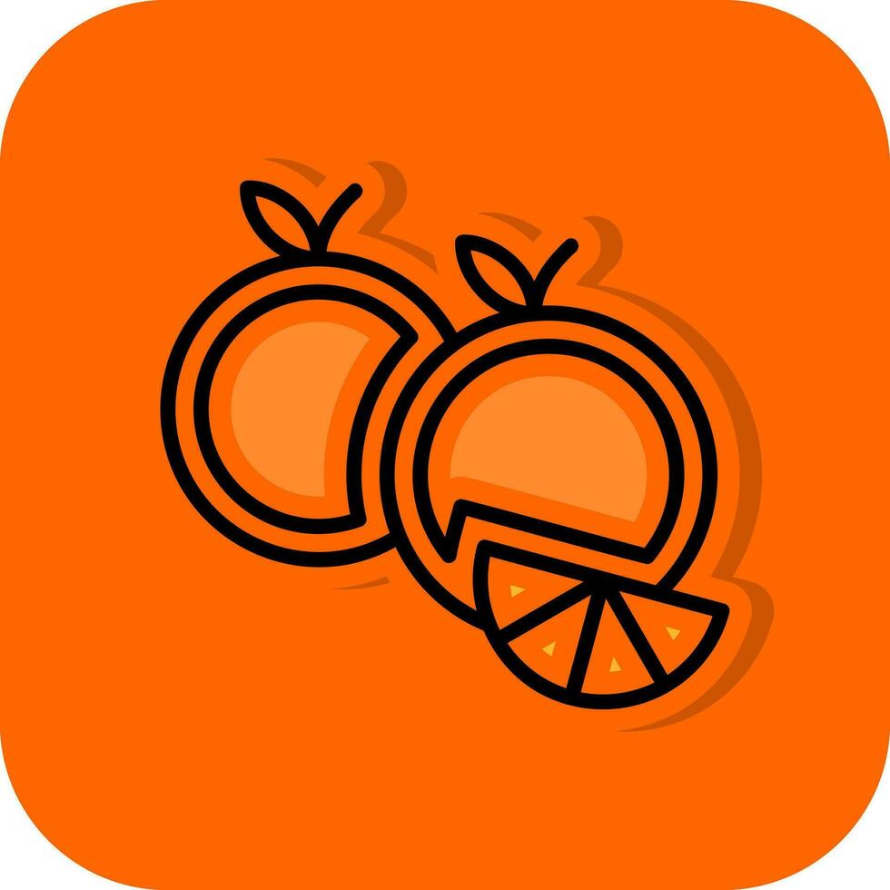 Orange Vector Icon Design