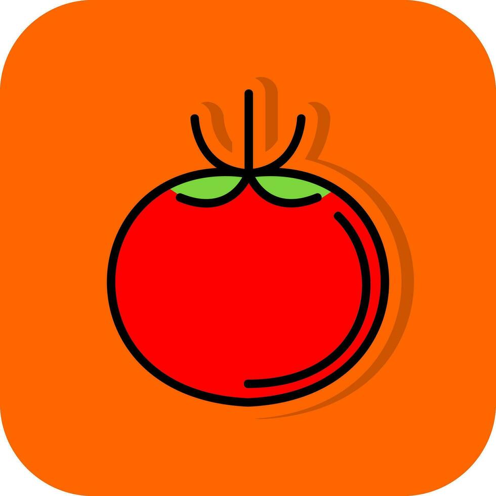 Tomato Vector Icon Design