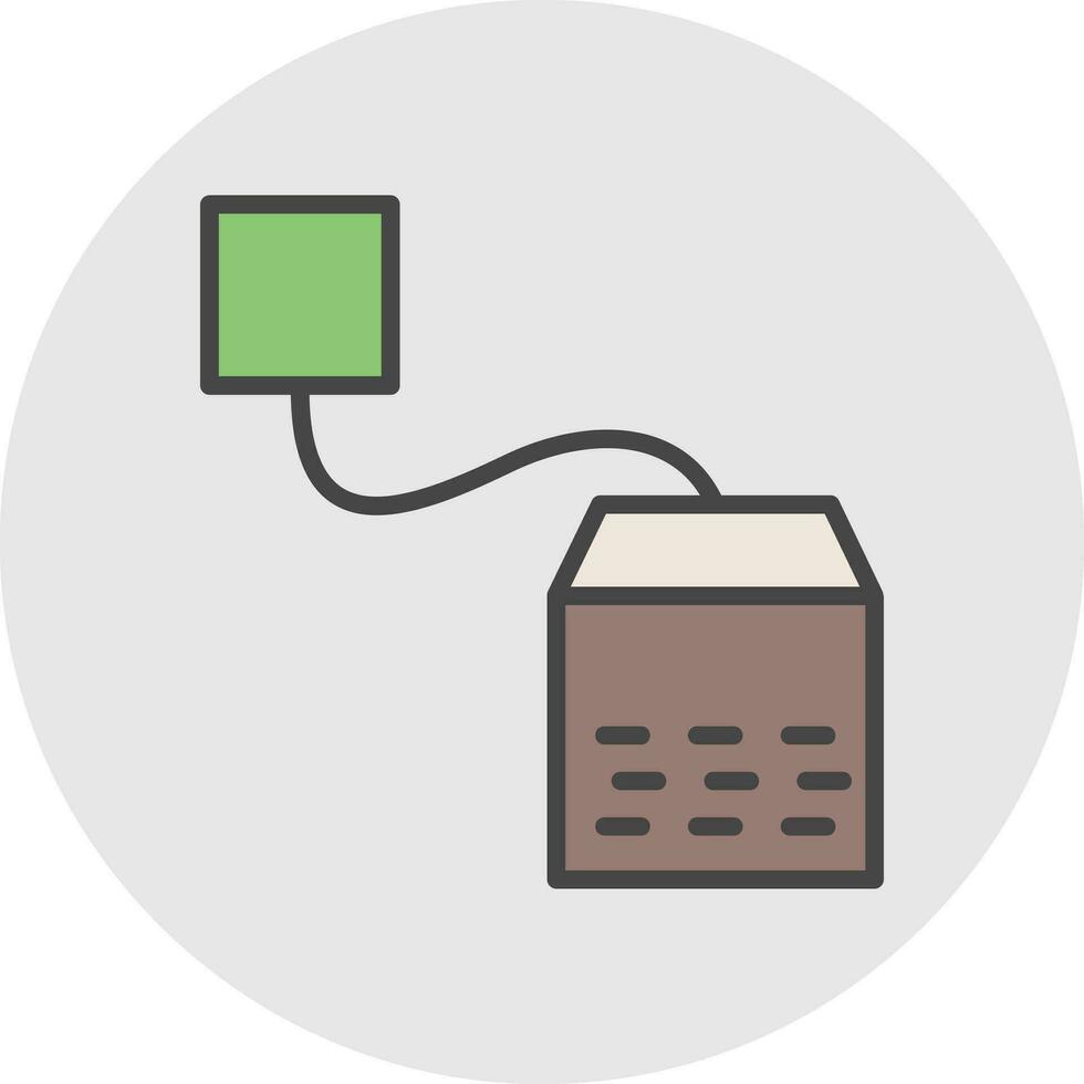 Teabag Vector Icon Design