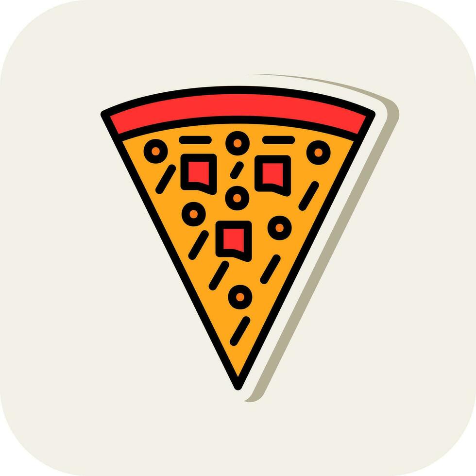 Pizza Vector Icon Design