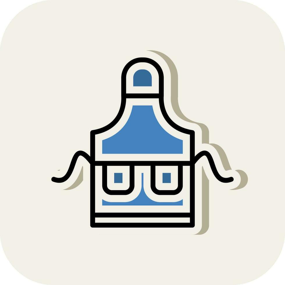 Apron Vector Icon Design