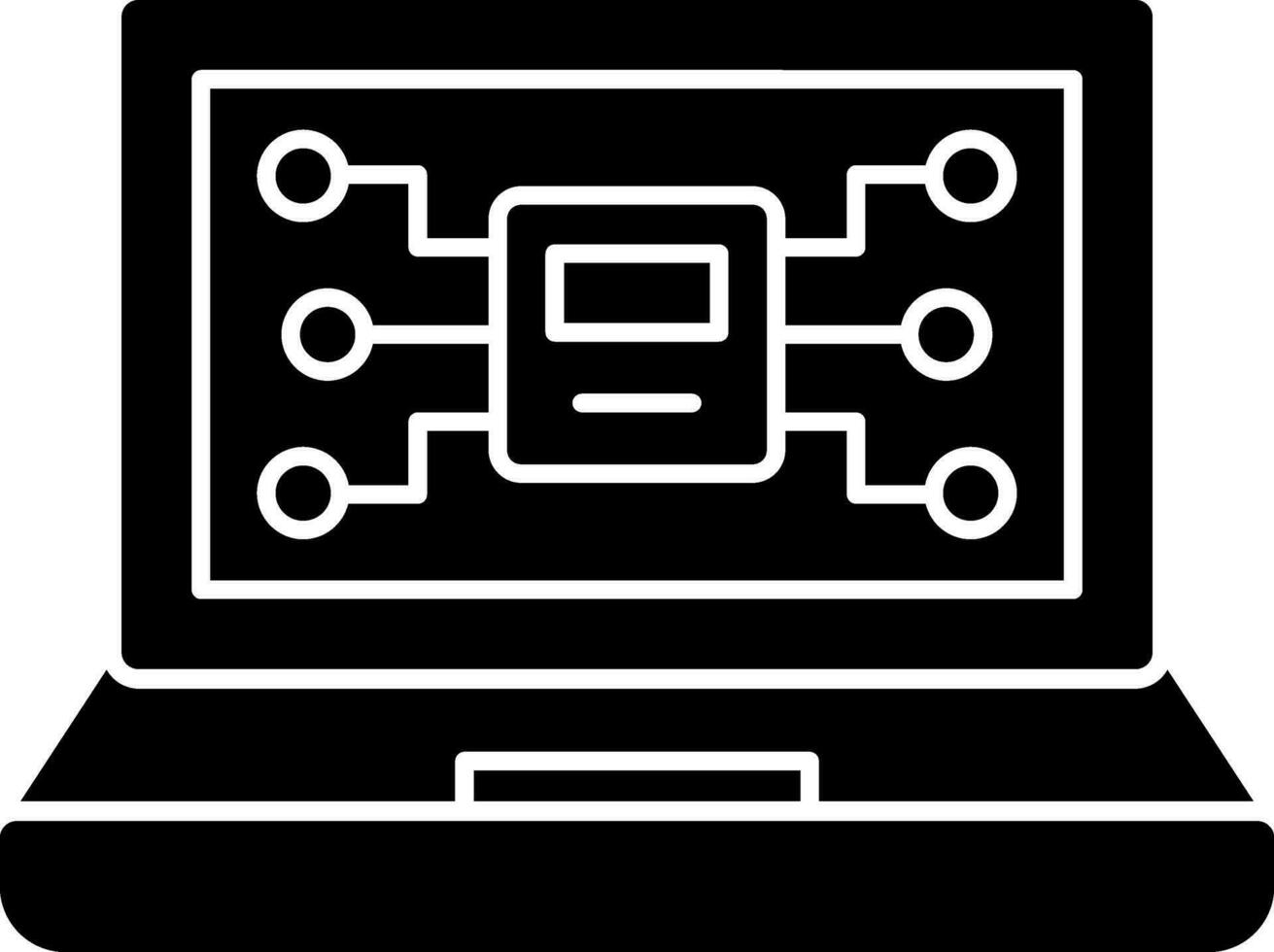 AI-Driven Mysteries Vector Icon Design