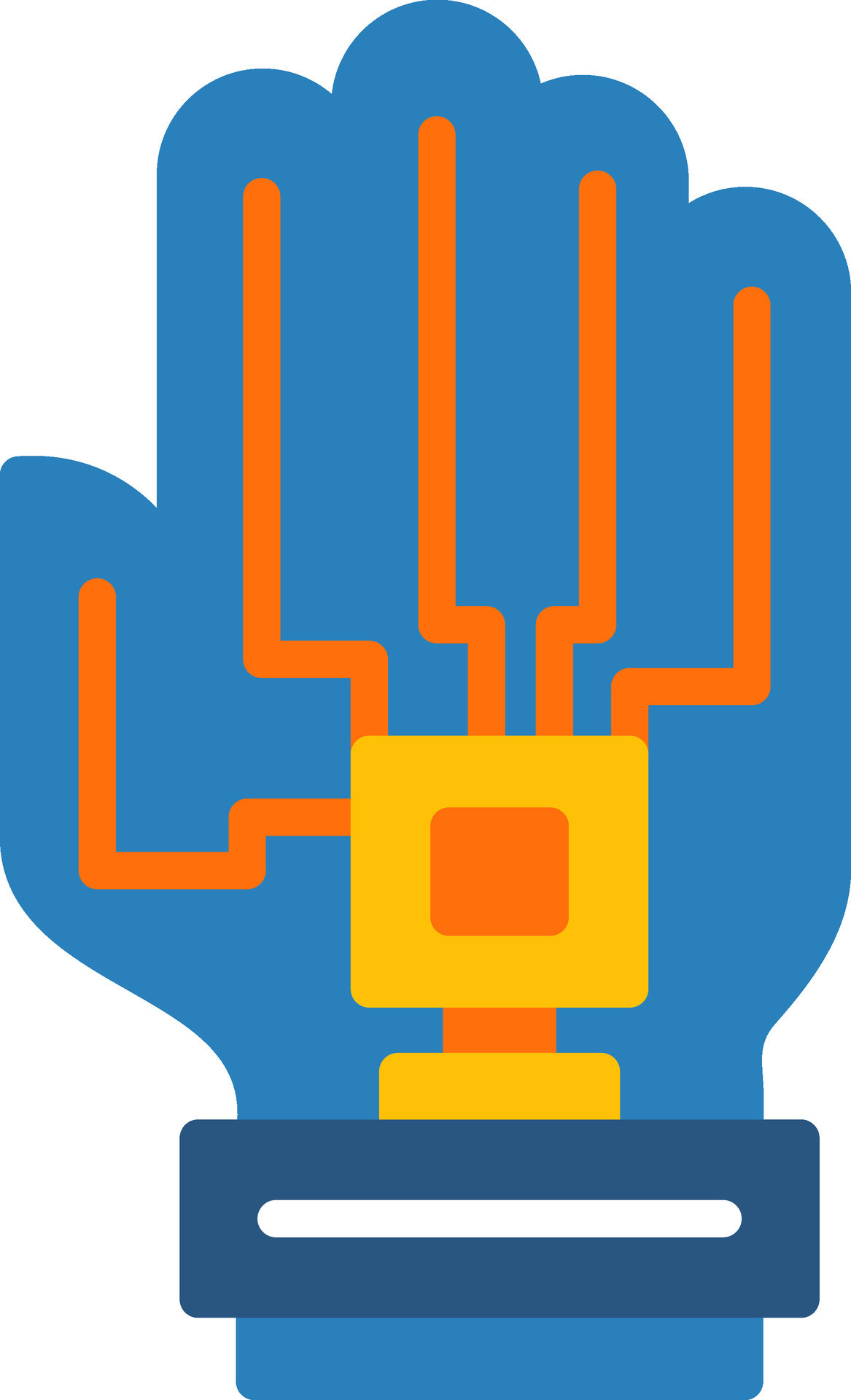 Haptic Feedback Glove Vector Icon Design 31966473 Vector Art at Vecteezy