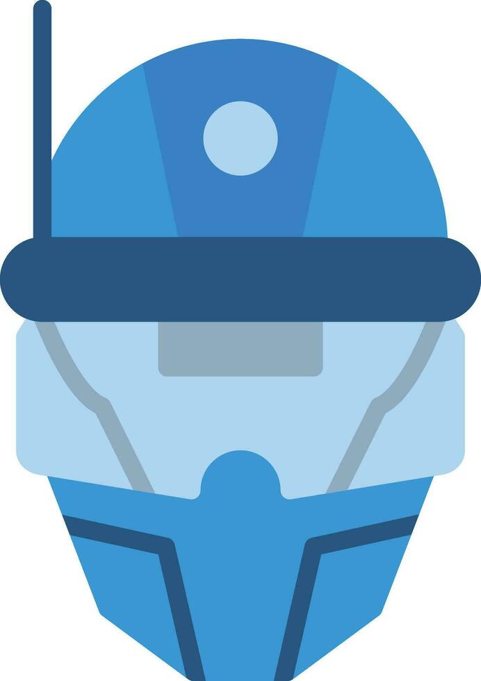 Cyberspace Helmet Vector Icon Design