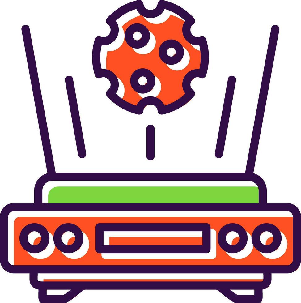 Holodeck Chamber Vector Icon Design