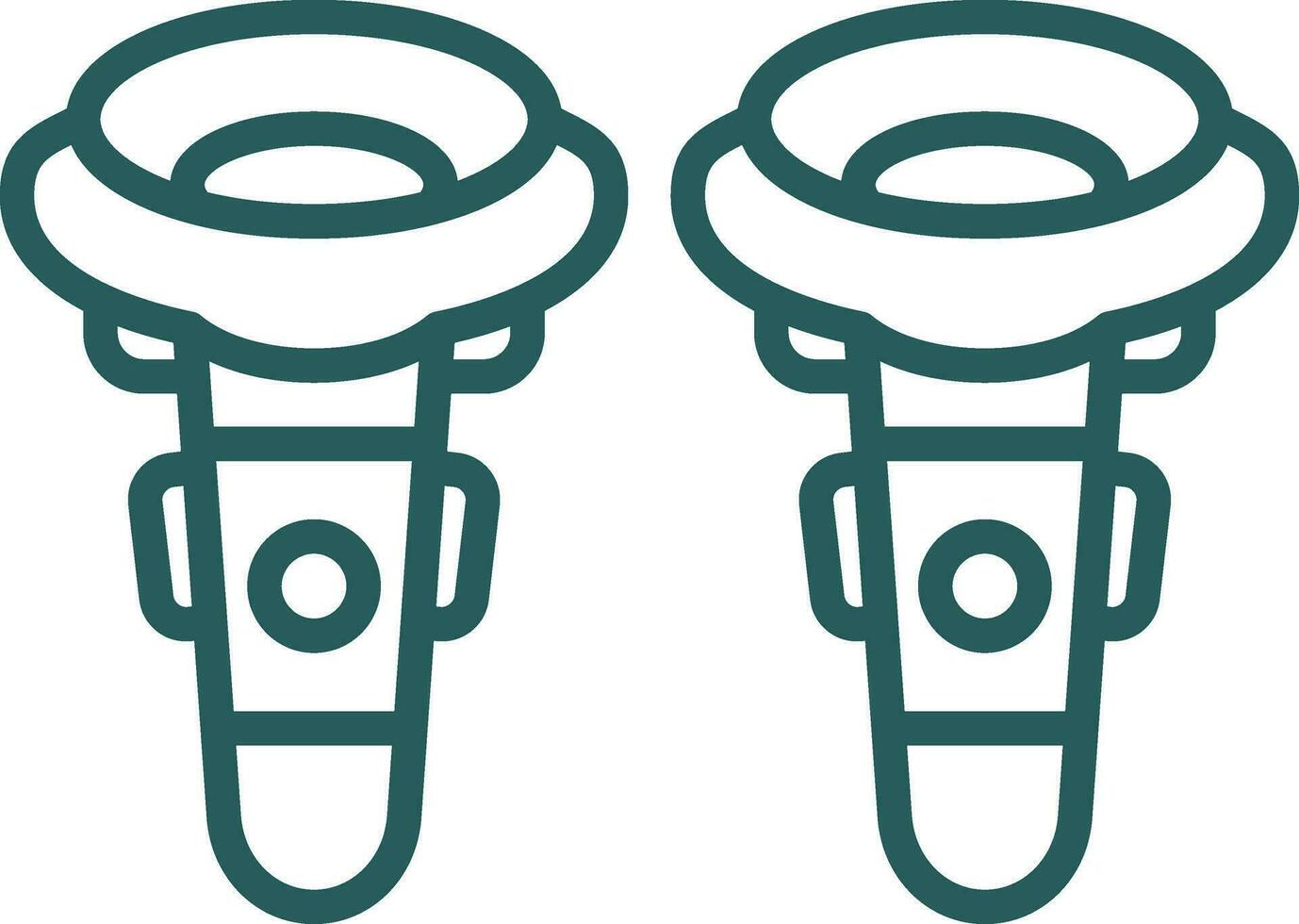 VR Controller Vector Icon Design