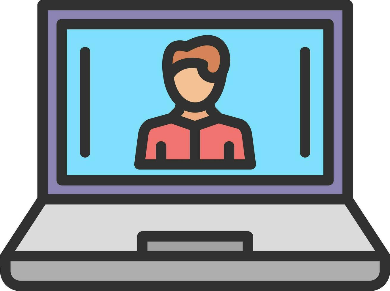 Digital Avatar Vector Icon Design