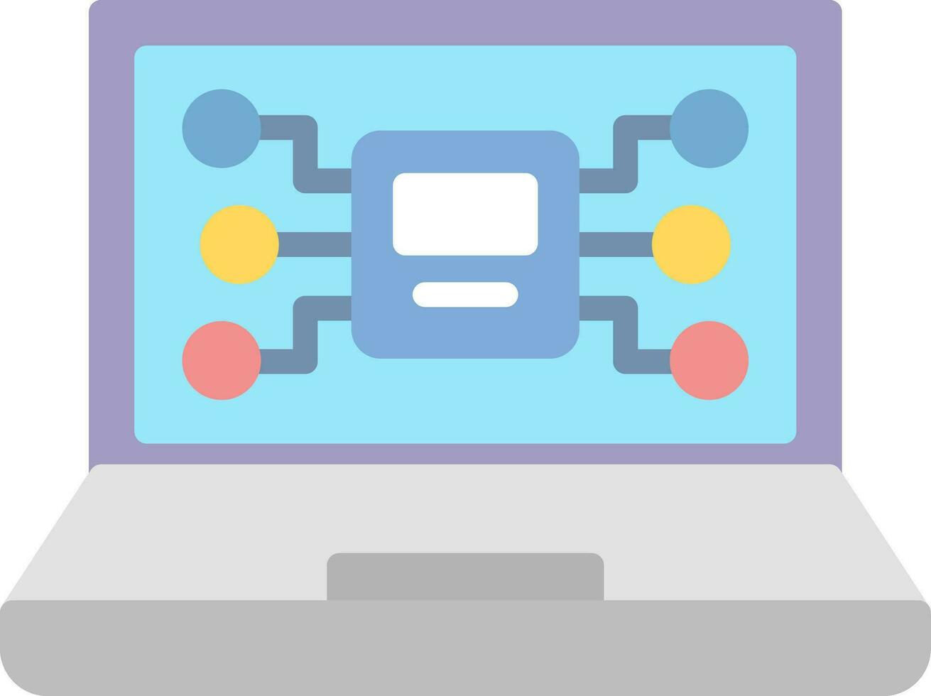 AI-Driven Mysteries Vector Icon Design