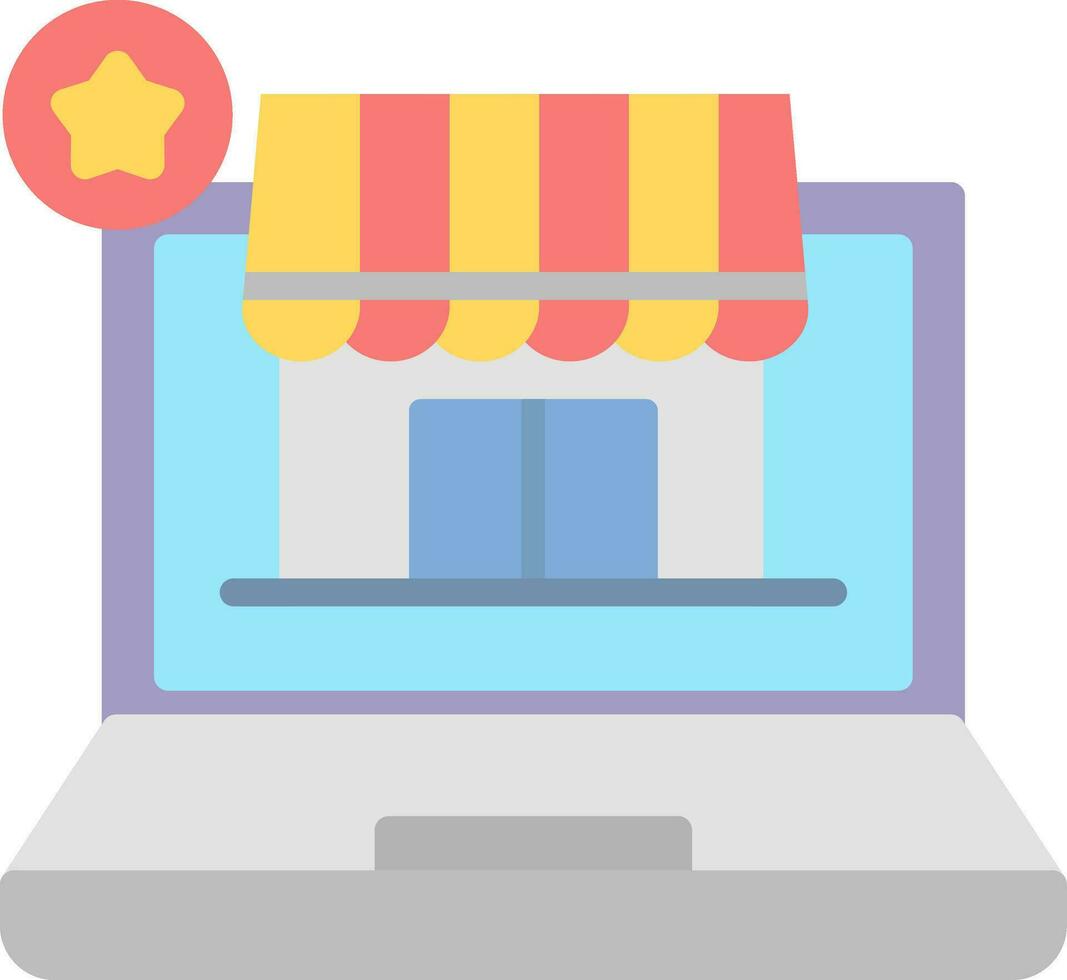 AR Retail Experience Vector Icon Design
