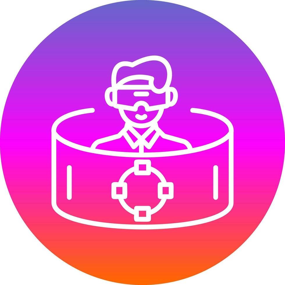 Immersive Simulation Vector Icon Design