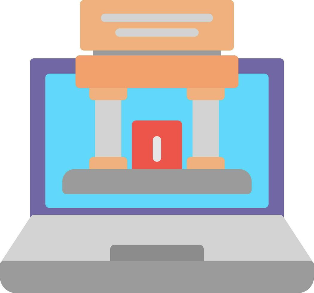 Augmented Museum Vector Icon Design