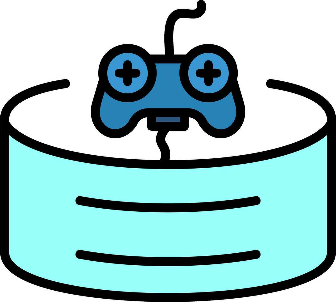 Virtual Reality Console Vector Icon Design