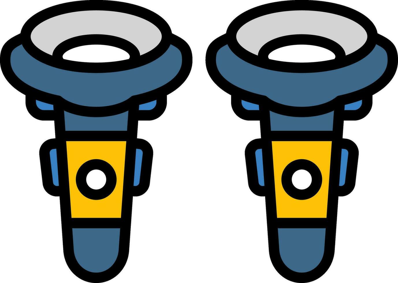 VR Controller Vector Icon Design