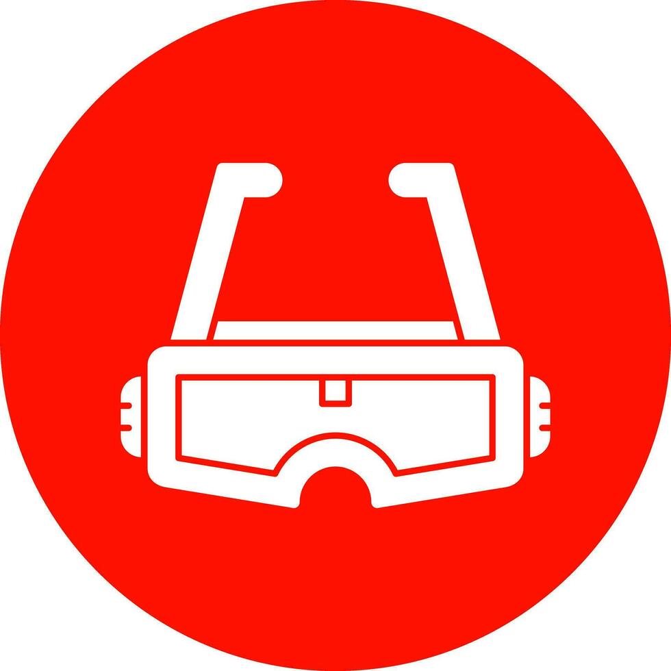 Augmented Reality Glasses Vector Icon Design