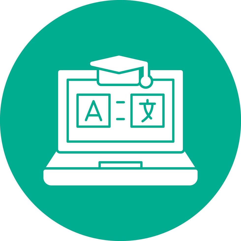 AR Language Learning Vector Icon Design