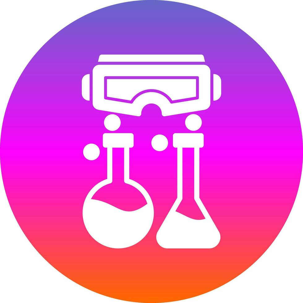 Virtual Reality Lab Vector Icon Design