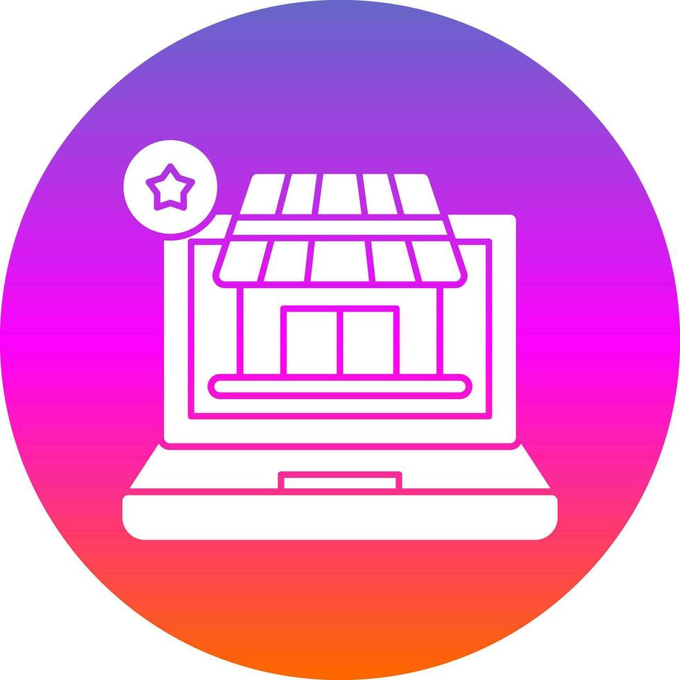 AR Retail Experience Vector Icon Design