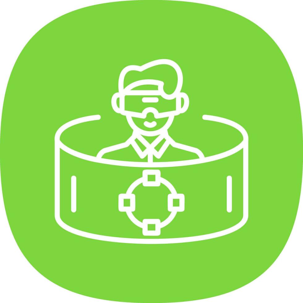 Immersive Simulation Vector Icon Design