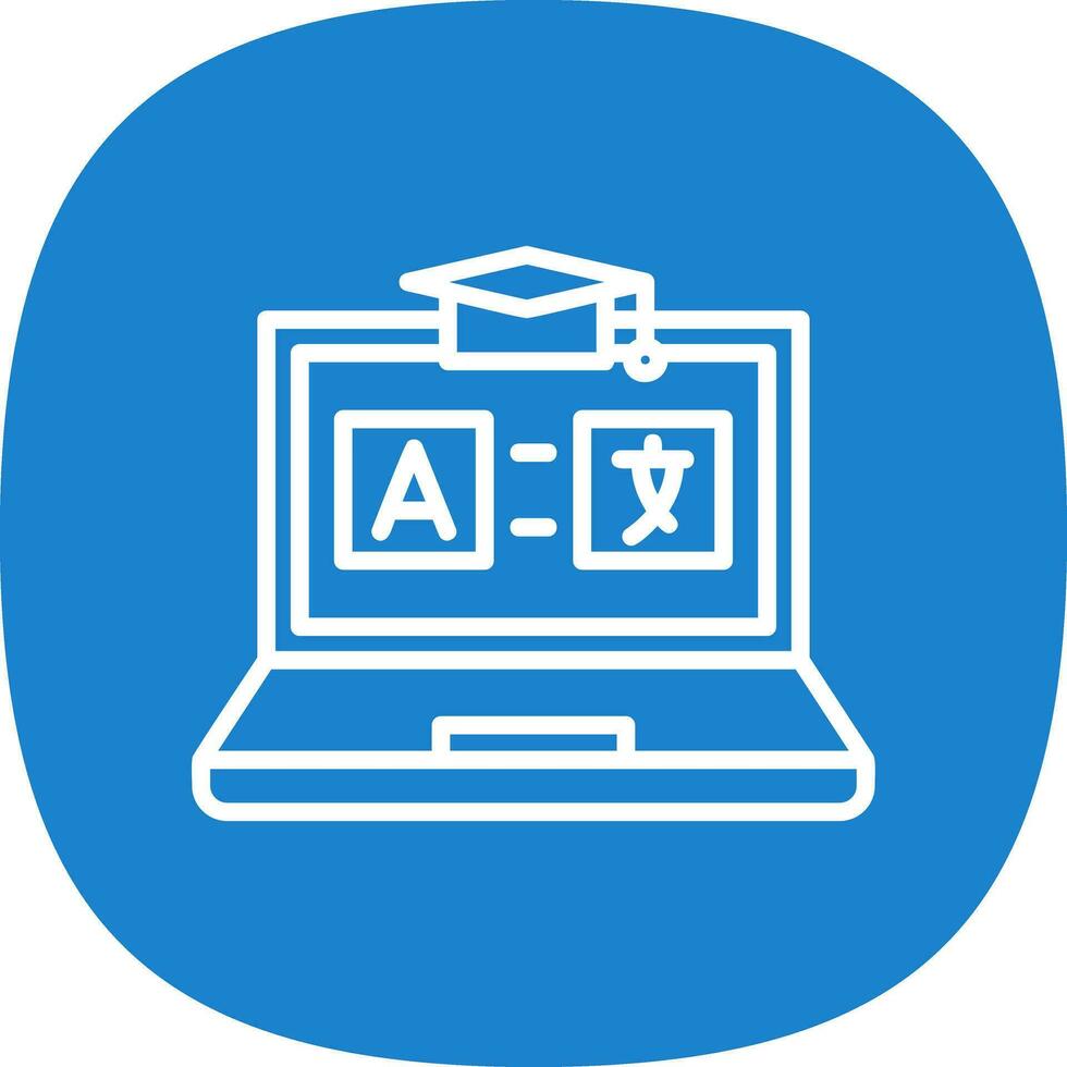 AR Language Learning Vector Icon Design