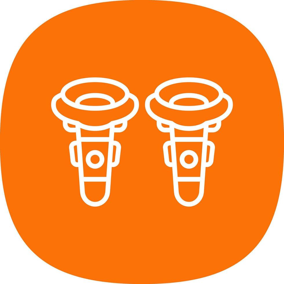 VR Controller Vector Icon Design