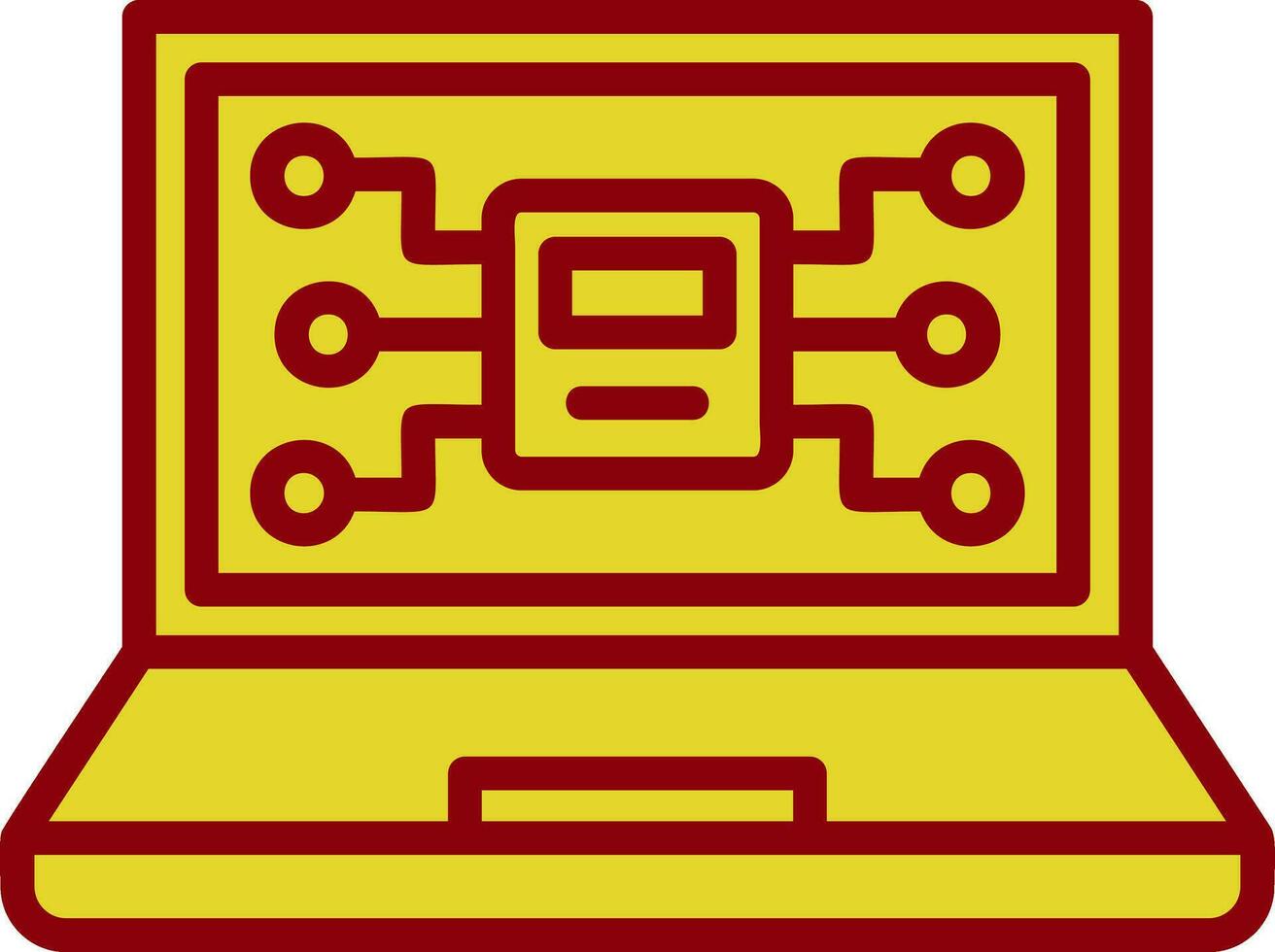 AI-Driven Mysteries Vector Icon Design