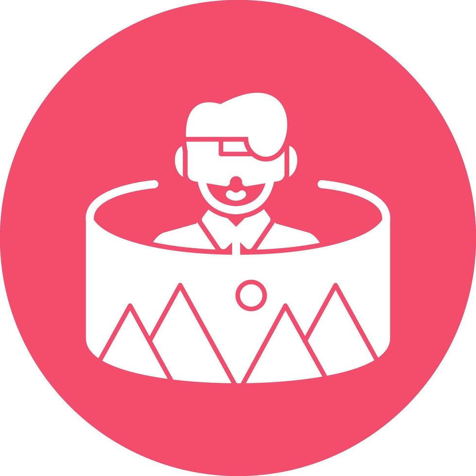 Virtual Landscapes Vector Icon Design