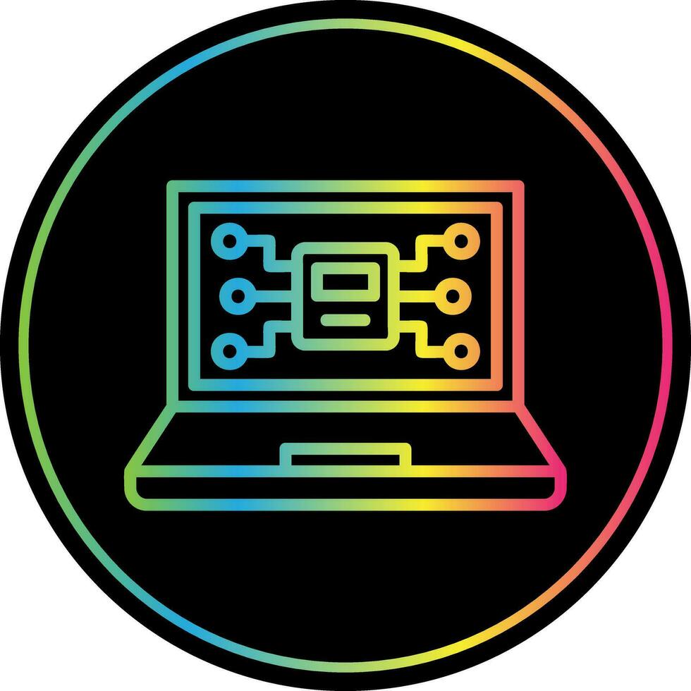AI-Driven Mysteries Vector Icon Design