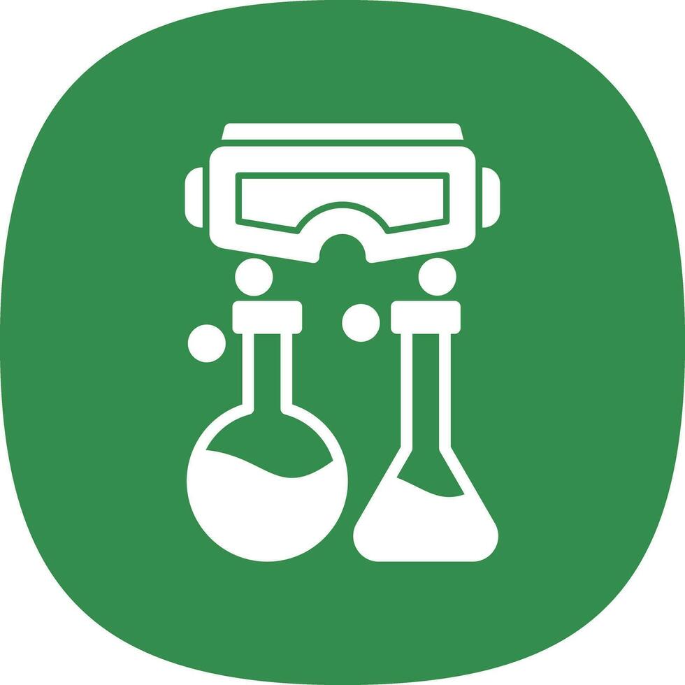 Virtual Reality Lab Vector Icon Design