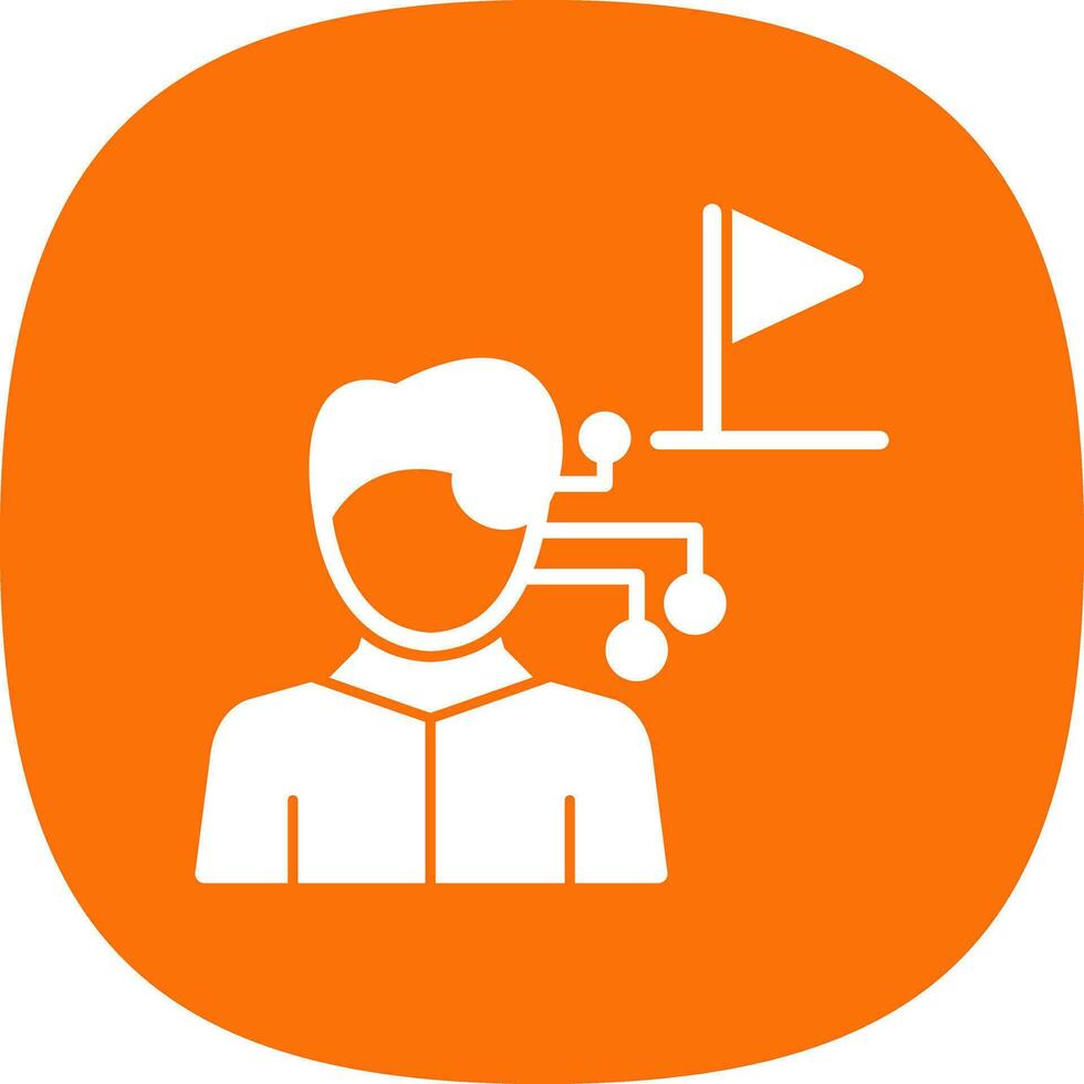 AI Tour Guide Vector Icon Design