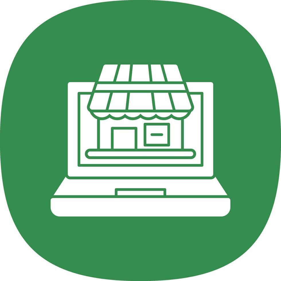 Virtual Marketplace Vector Icon Design