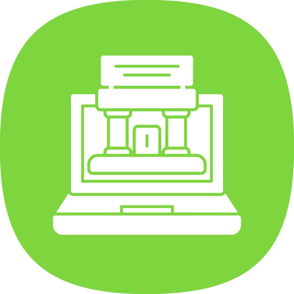 Augmented Museum Vector Icon Design